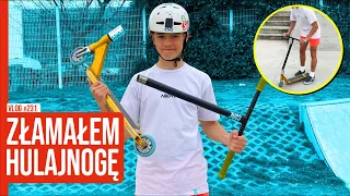 Złamałem HULAJNOGĘ!😖*podpalony balkon* / VLOG#231