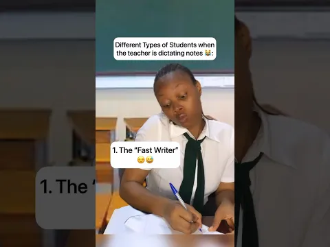Different Types of Students when the teacher is dictating notes 😹 #shorts