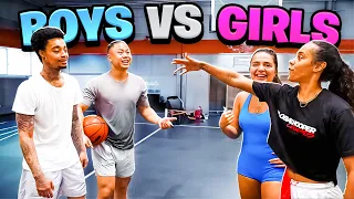 2v2 Basketball! Bree Green & Stephania VS Flight & Kenny