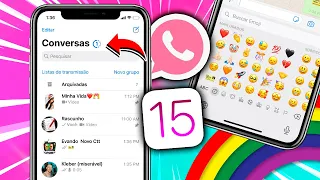 NOVO! COMO DEIXAR O WHATSAPP IGUAL DO IPHONE 12 PRO MAX (MUITO LINDO❤)- 2021