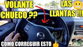 EL VOLANTE ESTA CHUECO !!! Como arreglar eso 👍