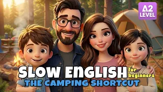 Family Camping Trip Gone Wrong | Easy English Listening Story (A2 Level) | Slow English