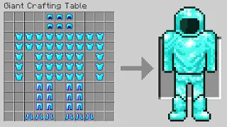 Minecraft, But Crafting Is BIGGER..
