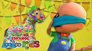 ¿Quién rompe la piñata? + A Ram Sam Sam - Canciones Infantiles LooLoo
