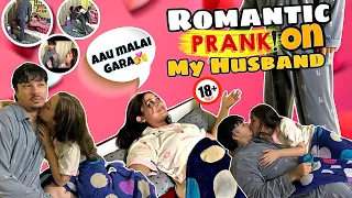 Romantic Prank on My Husband 😍💋~But Ended Up Irritating Him🤣~ He Didn’t Expect This Romantic Prank 😂