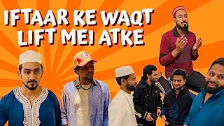 Iftaari Ke Waqt Adnan Bhai Zayn Saifi Lift Mai Fase😱🌙  || Adnan07 || Zaynsaifi #arhussain