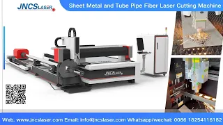 hot sale 2kw sheet metal and tube pipe fiber laser cutting machine steel cutting