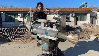 ENG)自製安保巡邏機甲 Homemade Security Patrol Mech【手工耿Handy Geng】