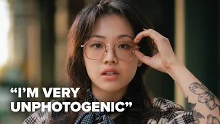 She said she was unphotogenic...