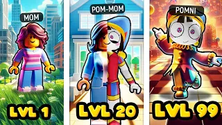 When MOM Turns Into TADC Characters In Roblox Brookhaven! (Pomni, Gangle, Jax, Caine) Compilation