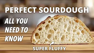 Your First Sourdough Bread (FULL COURSE in 30 minutes)