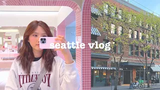 Seattle Vlog) Pike Place Market, Museum & Bookstores, Food Tour Around the City!