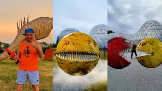 Angry Pacman Game Over | Spider-Man Pacman in Real Life  | Hulk Pacman vs Dad  | Shorts COMPILATION