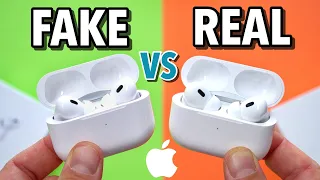 FAKE VS REAL Apple AirPods Pro 2 - Perfect Clone - Buyers Beware!