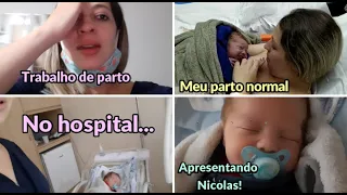Trabalho de parto/meu parto normal/no hospital - Keuzinha Alice