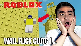 I tried HARDEST WALL FLICK in roblox ...