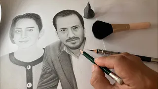 Dibujando seguidores a lapiz en vivo