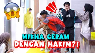 MIKHA GERAM DENGAN HAKIM?!  // CHALLENGE JALAN ATAS CARPET TAJ4M ?!