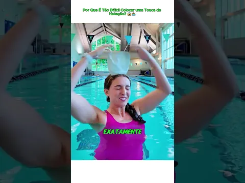 Por Que É Tão Difícil Colocar uma Touca de Natação? 😱🏊‍♂️#viral#shorts