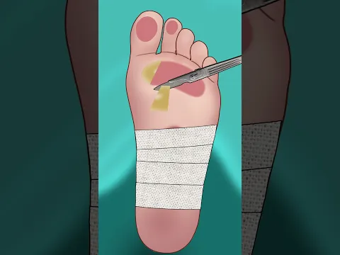 ASMR treatmant foot calluses #asmr #animation #youtubeshorts #shorts #short #trending