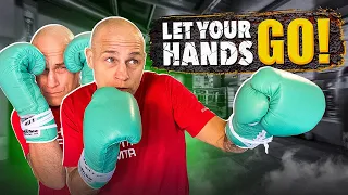 Why You're Afraid to LET YOUR HANDS GO in Sparring, and how to fix it