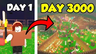 3000 days to build the BEST base in 99 nights in the forest #99nightintheforest #roblox