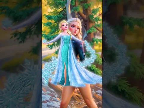 Transformation of Elsa into a Zombie 🧟😮 #shorts