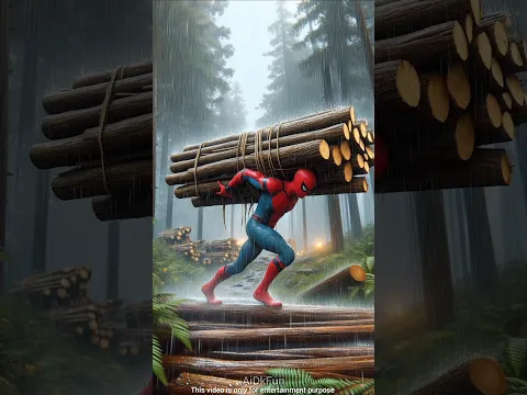 Building a Rain Shelter | Who is best? Spider-Man vs Venom vs Captain America #shorts #spiderman