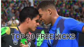 TOP FREE KICKS IN FIFA 22 #fifa #fifa22 #explorepage