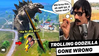 TROLLING GODZILLA GONE WRONG 🤕😂🔥 | PUBG MOBILE FUNNY MOMENTS - ELECTRO ICE ZARD