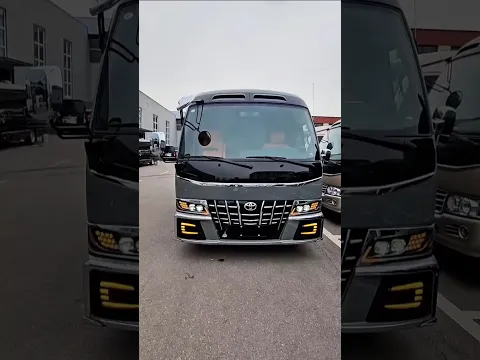 Custom Toyota Coaster Bus with Luxury Modification ❤️🔥 #shorts
