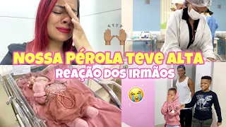 O SOFRIMENTO CHEGOU AO FIM 😭 NOSSA BEBE TEVE ALTA DA UTI E FOI PRA CASA 🙌🏽