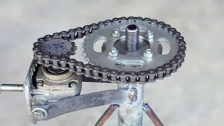 COMO HACER UN GATO DE TIJERA CON CADENA BICICLETA