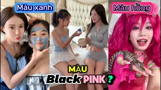 Thử Thách Màu Sắc Đen Hồng Black Pink Và Màu Xanh, Tím, Đỏ - Siêu Vui Nhộn Hấp Dẫn