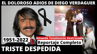 Así fue La Triste y Dolorosa despedida de  Diego Verdaguer | Amanda Miguel hundida en el dolor