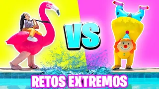 TE RETO A QUE NO TE RÍAS! 😂 FLAMI ES LO MÁS CHISTOSO QUE VERÁS HOY! RETOS EXTREMOS Sandra Cires Art