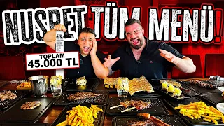 NUSRET'TE TÜM ALTIN MENÜYÜ YEDİK! @GorilFaruk​