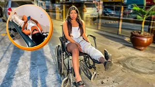 FUI ÀS PRESSAS PRO HOSPITAL E TIVE QUE ENGESSAR A PERNA!