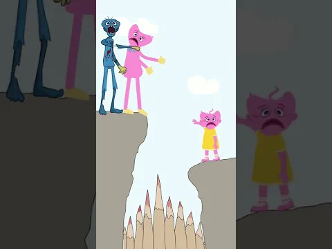 Kissy Missy saved her baby. Sad Animation #shorts #story #animation