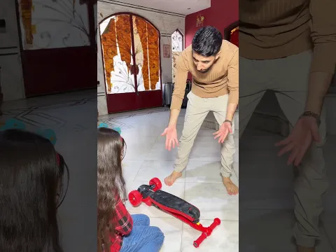 انكسر سكوتر اختي قمر😭 من السبب!!؟