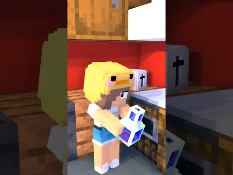 Мам, дай попить в Майнкрафте #shorts #майнкрафт #minecraft