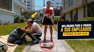 Millonario pone a prueba los Valores de sus empleados | Millonario puso a prueba a sus empleados