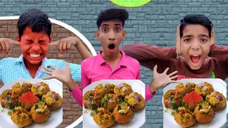 🥵 Spicy Pani Puri Eating Challenge || पानी पुरी खाओ 🤑 पैसे कमाओ 💵 1100 /- रुपये 🤑
