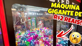 NOVA MÁQUINA GIGANTE DE PELÚCIAS DE R$2 REAIS NA ABCASA 2022 !! DAILY VLOG