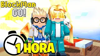 ESPECIAL 1 HORA JOGANDO BED WARS do BLOCKMAN GO !!