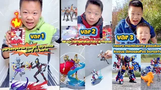 Pertempuran para ultraman 😎 #video #dubbing #toys #funny #mainan #drama #ultraman #Naora&kimkim 