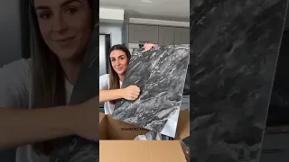 Marble Peel and Stick Tiles for Walls & Floors | Stunning DIY Room Makeover