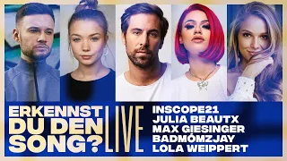 Erkennst DU den Song? | 🔴LIVE (mit Inscope, Lola Weippert, Max Giesinger, Badmómzjay, Julia Beautx)