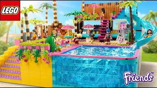 LEGO Friends Water Park #9: Extreme Slide and Fun with Mia and Emma!