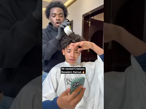 Cutting Ronaldo Jr’s Hair!
